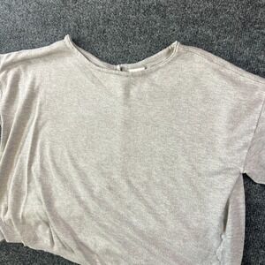 Lascana Cardigan Sweater‎ Girls 4\6 Heather Gray Knit Round Neck Button Front